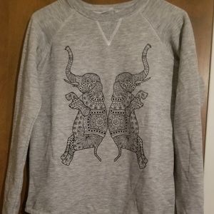 Long sleeved elephant shirt size XS